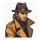 Hacker Security Detective Icon