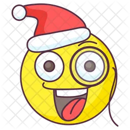 Spy Santa Emoji Icon