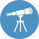 Spy Telescope Astronomy Planetarium Icon