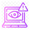 Spyware Laptop Malware Icon