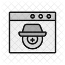 Spyware Internet Security Anonymous Icon