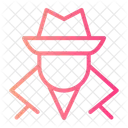 Spyware Incognito Caucasian Icon