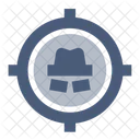Spyware Target Malware Virus Icon