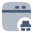 Spyware Web Malware Virus Icon