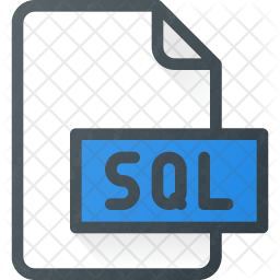 Sql Icon - Download in Colored Outline Style