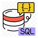 Sql Code Sql Programming Database Coding Icon