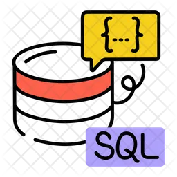 SQL Code Icon - Download in Flat Style