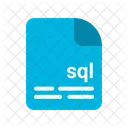 SQL Datei Datei SQL Ícone