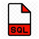 SQL Datei Datei Format Ícone