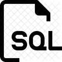 SQL Datei Dokument Ícone