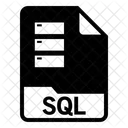 SQL Datei Format Ícone