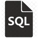 SQL Datei Format Ícone