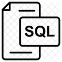 SQL Datei Dokument Ícone