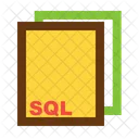 SQL Datei Format Ícone