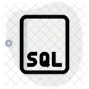 SQL-Datei  Ícone