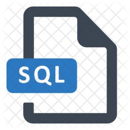 Sql file Icon - Download in Flat Style