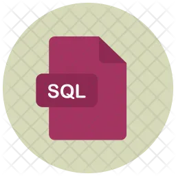 Sql file Icon - Download in Flat Style