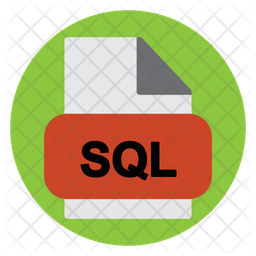 Sql File Icon - Download in Rounded Style