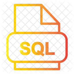 Sql File Icon - Download in Gradient Style