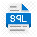 Sql File Database Format Icon