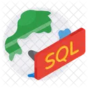 SQL Global SQL Internacional SQL Mundial Icono