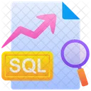 Big Data Science Sql Search Icon