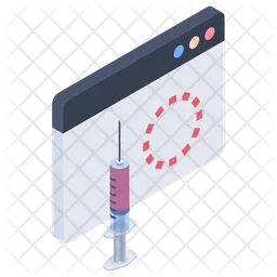 Sql Injection Icon - Download in Isometric Style