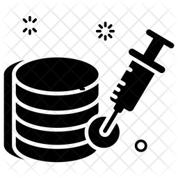 Sql Injection Icon - Download in Glyph Style