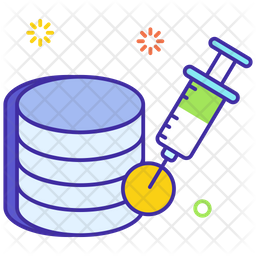Sql Injection Icon - Download in Colored Outline Style