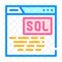 Sql Query Database 아이콘