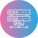 SQL 서버 데이터베이스 SQL 아이콘