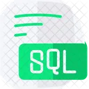 Sql Structured Query Language Flat Style Icon Icon