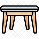 Squar Table Table Furniture Icon