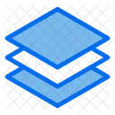 Square Stack Layers Icon