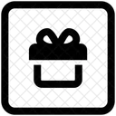 선물 상자 놀라움 아이콘