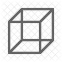 D Geometry Square Icon