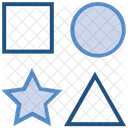 Data Analytics Square Circle Icon