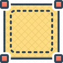 Square Frame Geometry Icon