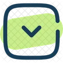 Square Alt Arrow Down Arrow Down Icon