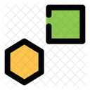 Square And Polygon  Icon