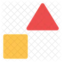 Square And Triangle  Icon