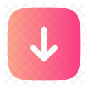 Square Arrow Down Icon