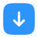 Square Arrow Down  Icon