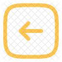 Square Arrow Left Navigation Multiply Icon