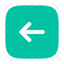 Square Arrow Left  Icon