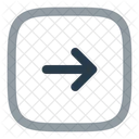 Square Arrow Right  Symbol