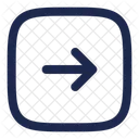 Square Arrow Right Icon