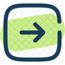 Square Arrow Right Navigation Multiply Icon