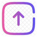 Square Arrow Up Navigation Multiply Icon