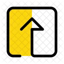 Square Arrow Up  Icon